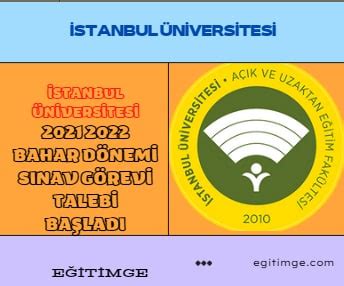 istanbul üniversitesi sınav görevi
